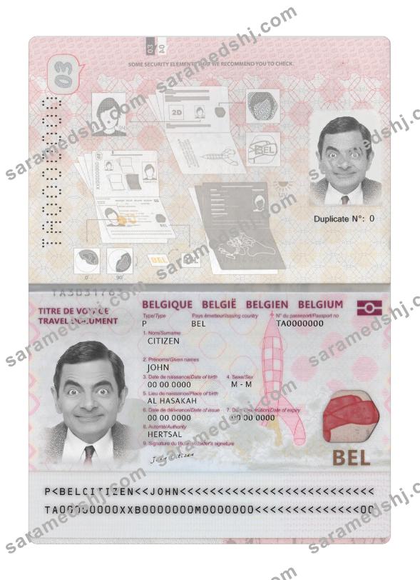 Belgium passport 2022-present